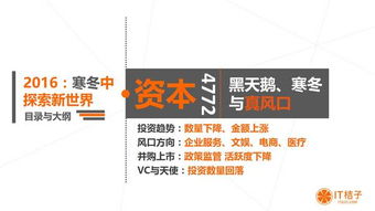一文讀懂2016年中國互聯(lián)網(wǎng)創(chuàng)業(yè)與投資 風口、資本與拐點